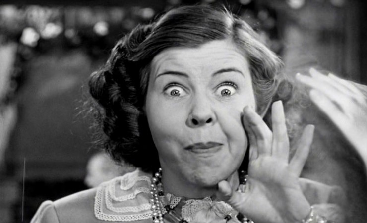 Mary Treen as Cousin Tilly in Its a Wonderful Life